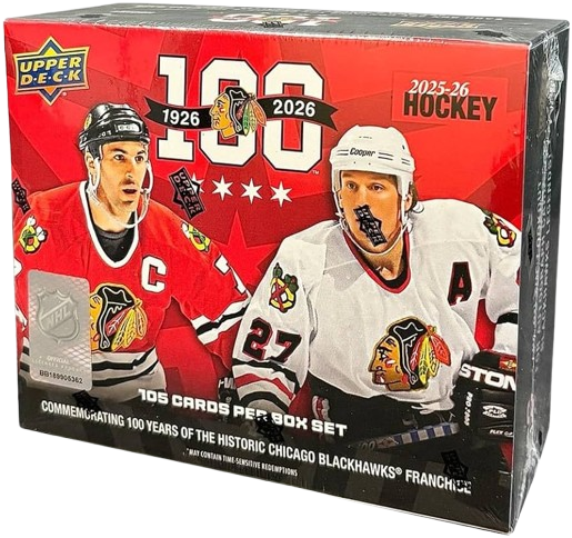 2025-26 UPPER DECK CHICAGO BLACKHAWKS HOCKEY CENTENNIAL BOX SET
