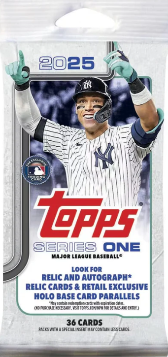 2025 TOPPS BASEBALL SERIES 1 FAT PACK