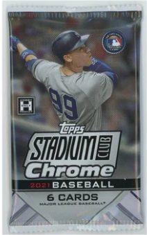 2021 TOPPS STADIUM CLUB CHROME BASEBALL HOBBY PACK