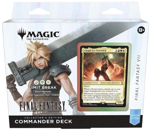 MTG FINAL FANTASY LIMIT BREAK COMMANDER DECK COLLECTOR'S EDITION
