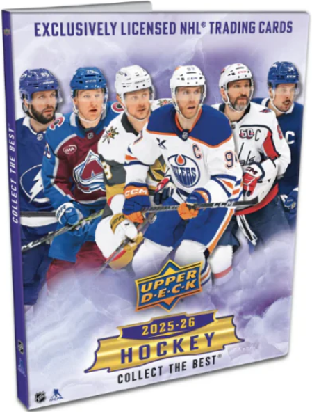 2025-26 UPPER DECK SERIES ONE HOCKEY STARTER BINDER