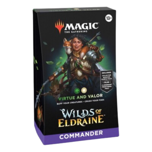 MTG WILD OF ELDRAINE VIRTUE AND VALOR COMMANDER DECK