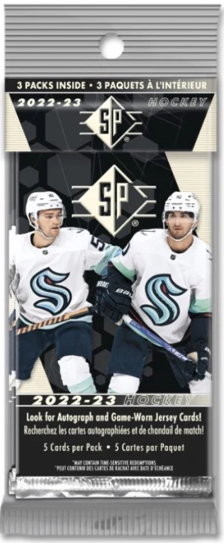 2022-23 UPPER DECK SP HOCKEY HANGER PACK