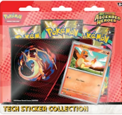 POKEMON MEGA EVOLUTION ASCENDED HEROES CHARMANDER TECH STICKER COLLECTION