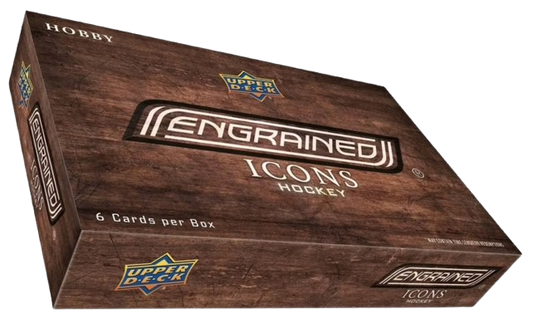 2024-25 UPPER DECK ENGRAINED ICONS HOCKEY HOBBY BOX
