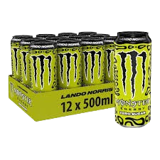 MONSTER ENERGY LANDO NORRIS ZÉRO SUCRE CAISSE DE 12 CANETTES