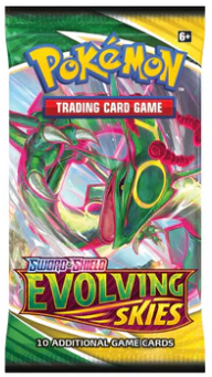 POKEMON SWORD & SHIELD EVOLVING SKIES BOOSTER PACK
