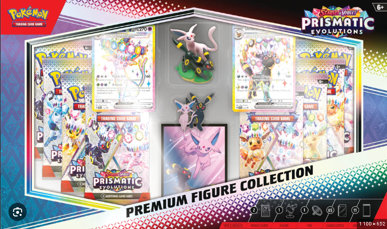 POKEMON SCARLET & VIOLET PRISMATIC EVOLUTIONS PREMIUM FIGURE COLLECTION