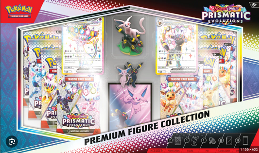 POKEMON SCARLET & VIOLET PRISMATIC EVOLUTIONS PREMIUM FIGURE COLLECTION