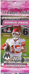 2020 PANINI MOSAIC FOOTBALL CELLO-PACK