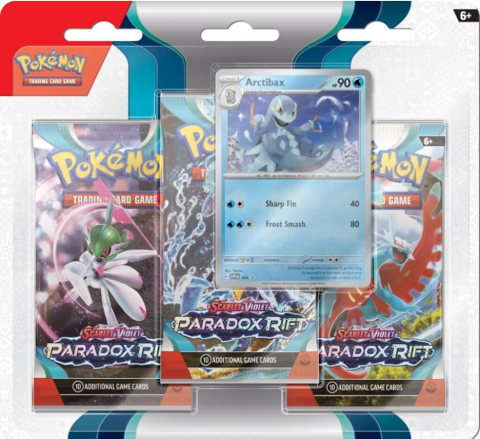 POKEMON SCARLET & VIOLET PARADOX RIFT 3 PACKS BLISTER