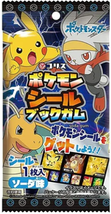 POKEMON SODA GUM ASIATIQUE