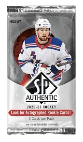2020-21 UPPER DECK SP AUTHENTIC HOCKEY HOBBY PACK