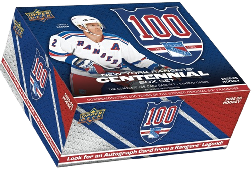 2025-26 UPPER DECK NEW YORK RANGERS HOCKEY CENTENNIAL BOX SET