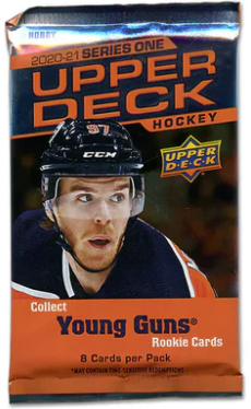 2020-21 UPPER DECK SERIES ONE HOCKEY HOBBY PACK
