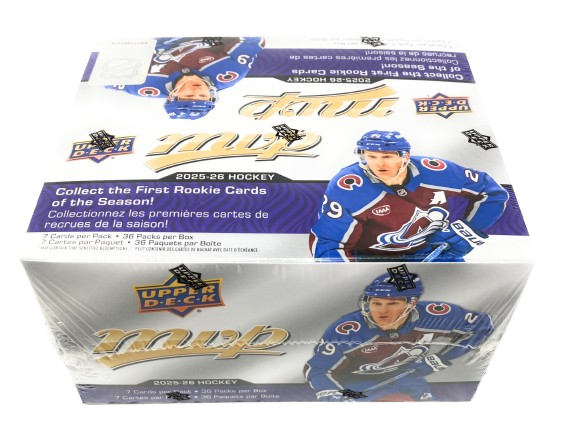 2025-26 UPPER DECK MVP HOCKEY RETAIL BOX