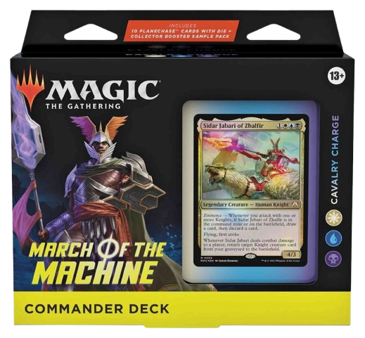 MTG MARCH OF THE MACHINE CAVALRY CHARGE COMMANDER DECK
