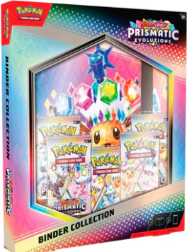 POKEMON SCARLET & VIOLET PRISMATIC EVOLUTIONS BINDER COLLECTION