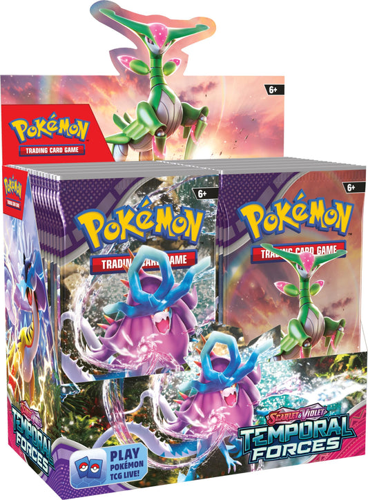 POKEMON SCARLET & VIOLET TEMPORAL FORCES BOOSTER BOX