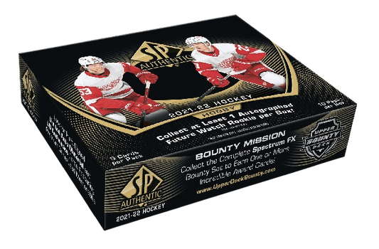 2021-22 UPPER DECK SP AUTHENTIC HOCKEY HOBBY BOX