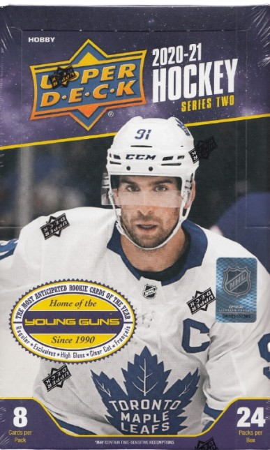 2020-21 UPPER DECK SERIES TWO HOCKEY HOBBY PACK