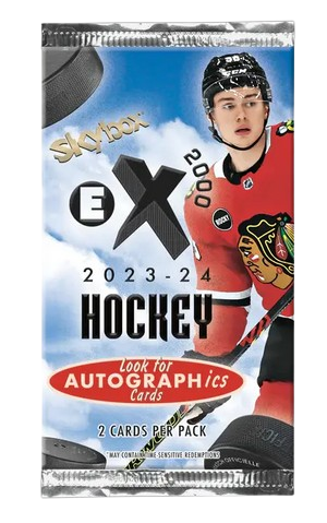 2023-24 UPPER DECK SKYBOX EX 2000 HOCKEY HOBBY PACK