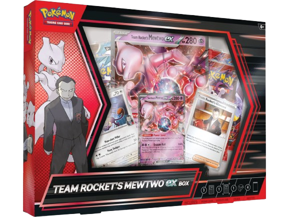 POKEMON MEWTWO EX DE LA TEAM ROCKET COFFRET