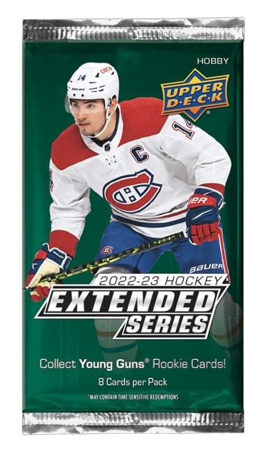 2022-23 UPPER DECK EXTENDED SERIES HOCKEY HOBBY PACK