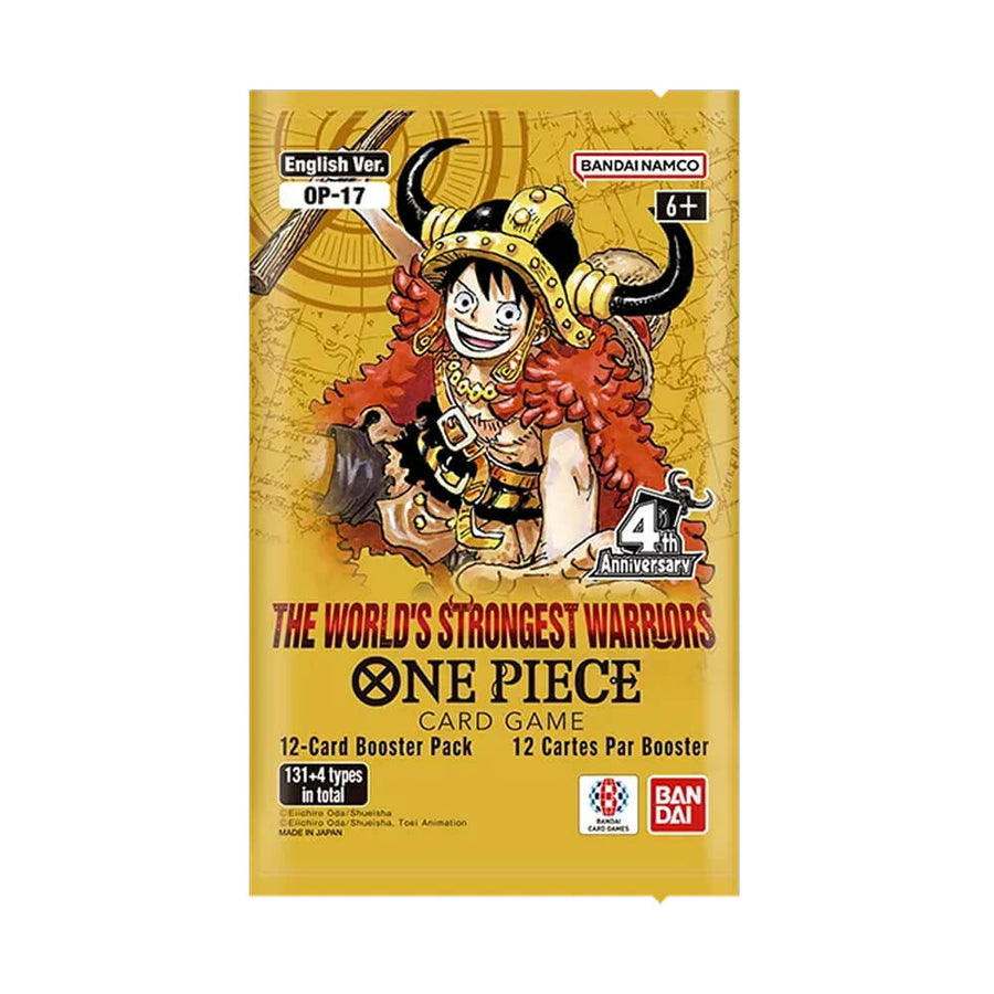 ONE PIECE THE WORLD'S STRONGEST WARRIORS HOBBY PACK