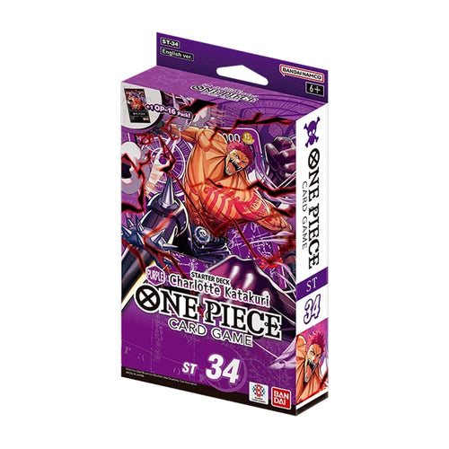 ONE PIECE STARTER DECK PURPLE CHARLOTTE KATAKURI ST-34