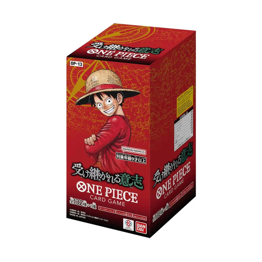 ONE PIECE INHERITED WILL OP-13 BOOSTER BOX JAPANESE