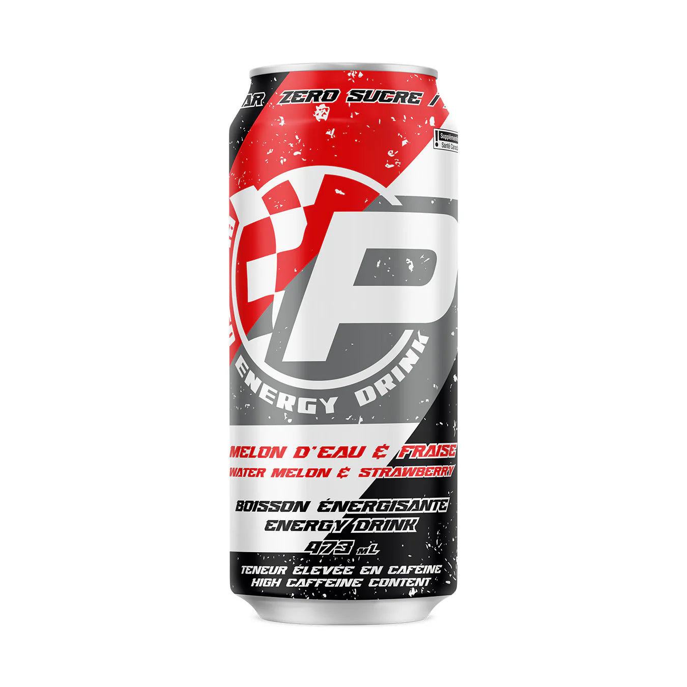 PLATTO ENERGY DRINK MELON D'EAU & FRAISE ZERO SUCRE