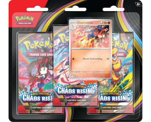 POKEMON TRI PACK MEGA EVOLUTION CHAOS RISING