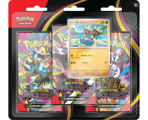 POKEMON PITCH BLACK 3-PACK BLISTER