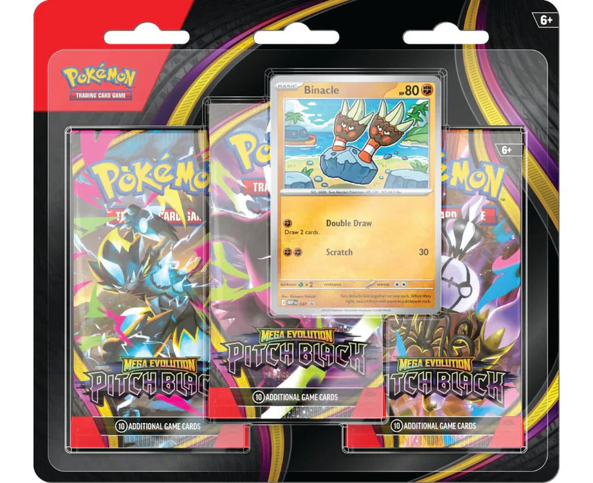 POKEMON PITCH BLACK 3-PACK BLISTER