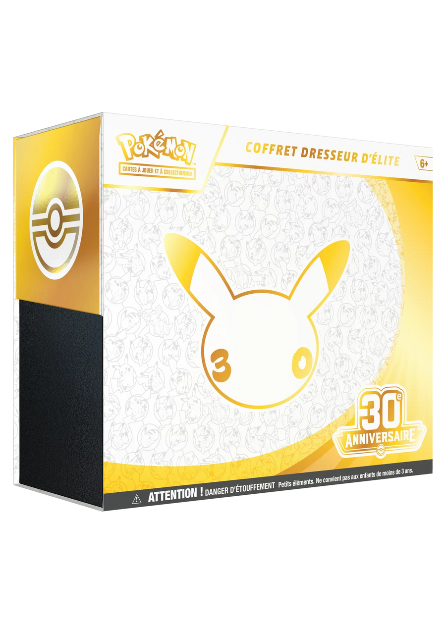 POKEMON ETB 30E ANNIVERSAIRE DRESSEUR D'ELITE FRANCAIS FRENCH