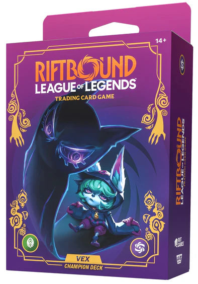 RIFTBOND LEAGUE OF LEGENDS UNLEASHED CHAMPIONS DECK VEX