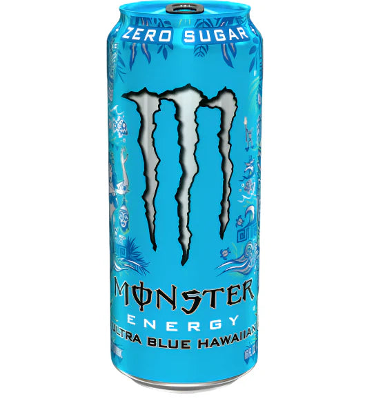 MONSTER ENERGY ULTRA BLUE HAWAIIAN ZÉRO SUCRE