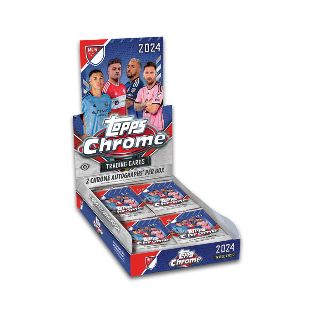 2024 TOPPS CHROME MLS SOCCER HOBBY BOX