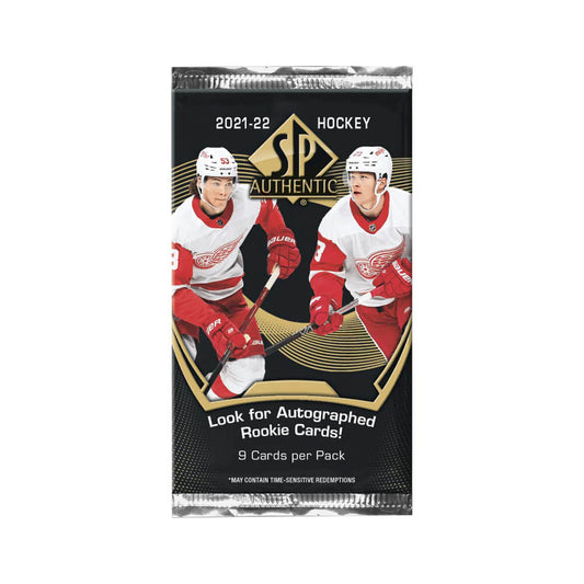 2021-22 UPPER DECK SP AUTHENTIC HOCKEY HOBBY PACK