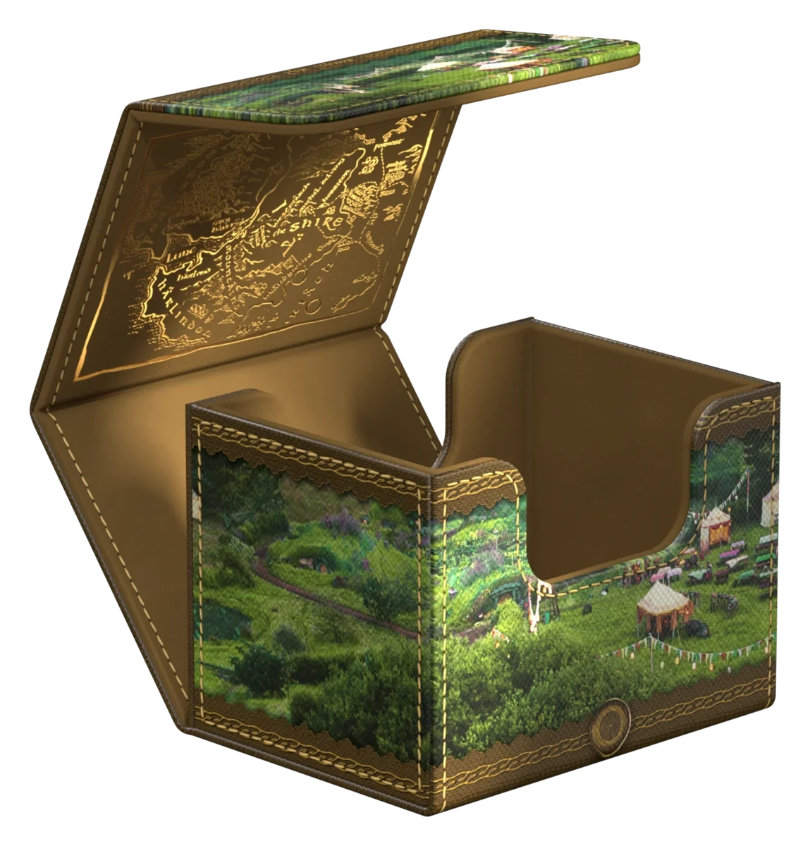 ULTIMATE GUARD SIDEWINDER XENOSKIN DECK CASE MTG THE LORD OF THE RINGS THE SHIRE