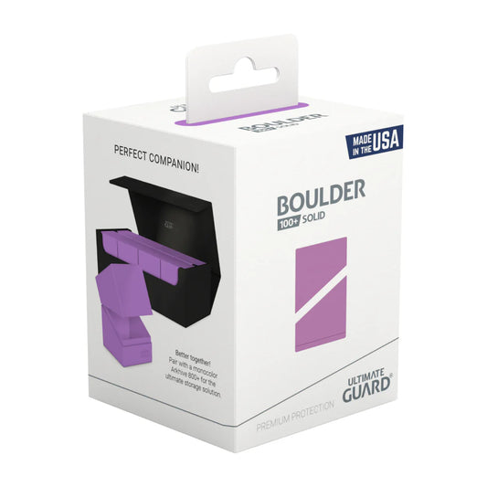 ULTIMATE GUARD DECK CASE BOULDER SOLID LAVENDER 100+