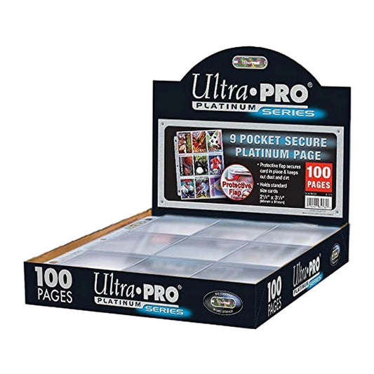 ULTRA PRO PLATINUM SERIES HOLOGRAM 9-POCKET SECURE PAGE