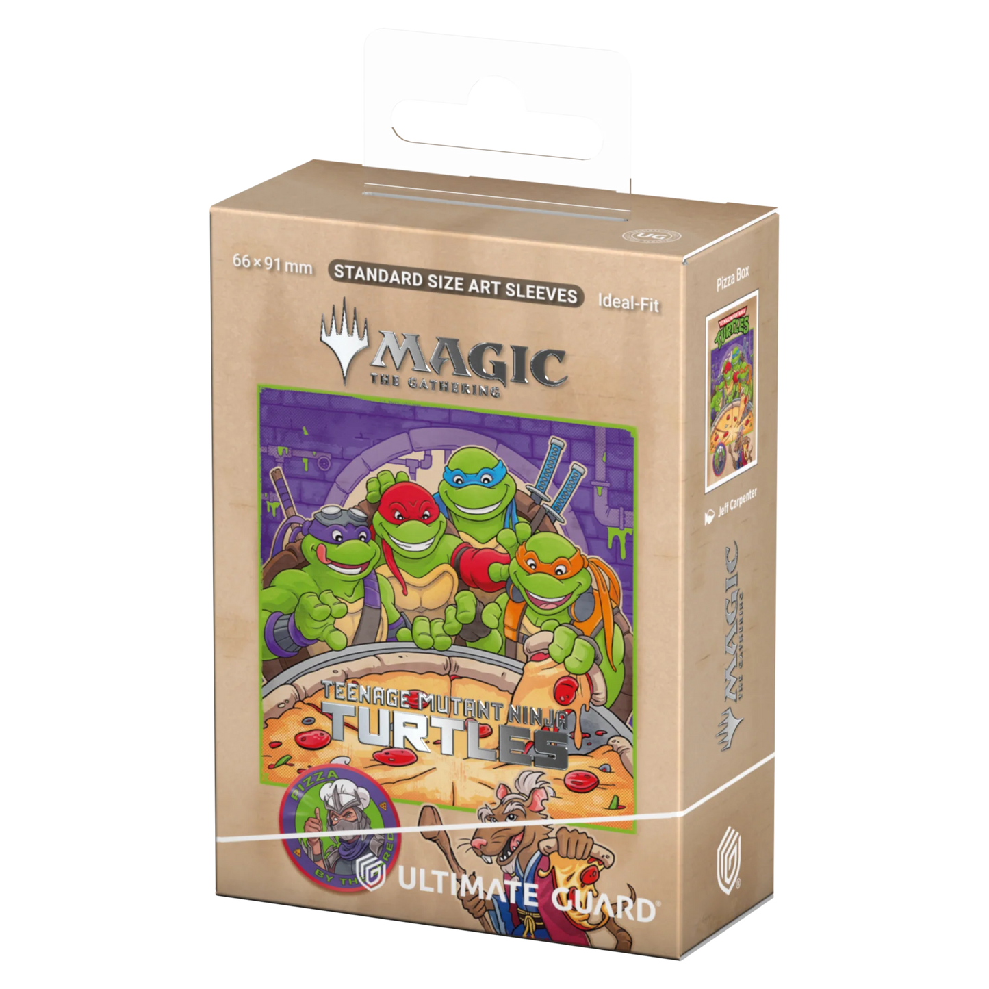 ULTIMATE GUARD MTG TEENAGE MUTANT NINJA TURTLES ART SLEEVES PIZZA BOX