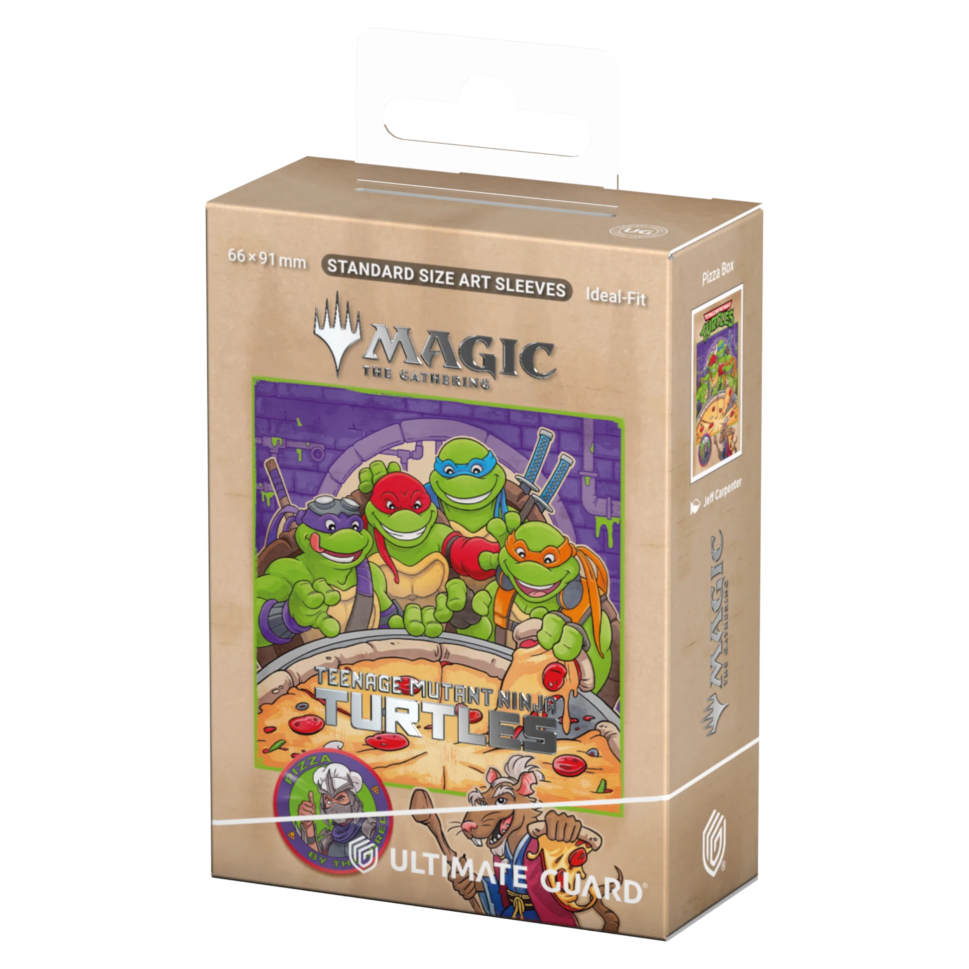 ULTIMATE GUARD MTG TEENAGE MUTANT NINJA TURTLES ART SLEEVES PIZZA BOX