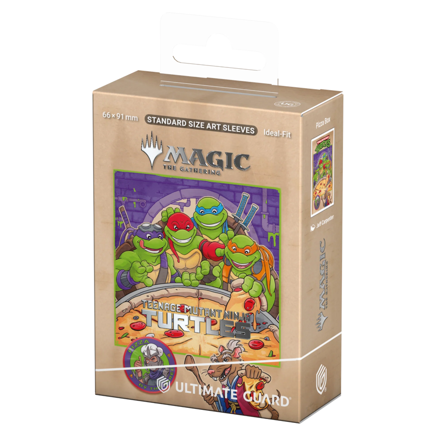 ULTIMATE GUARD MTG TEENAGE MUTANT NINJA TURTLES ART SLEEVES PIZZA BOX
