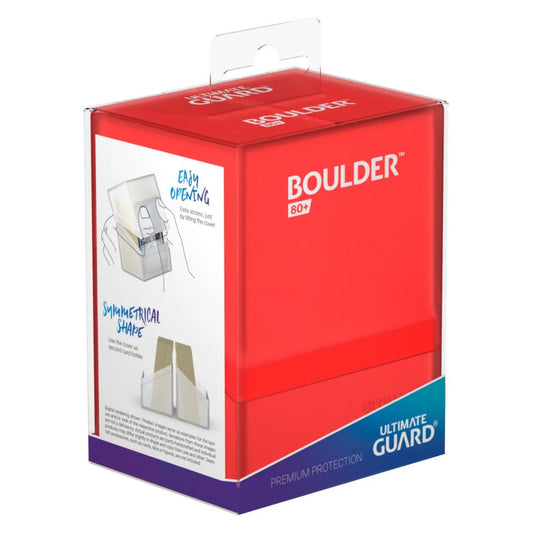 ULTIMATE GUARD DECK CASE BOULDER RUBY 80+