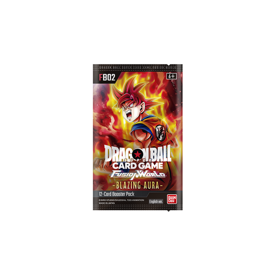 DRAGON BALL SUPOER FUSION WORLD FB02 BLAZING AURA BOOSTER PACK