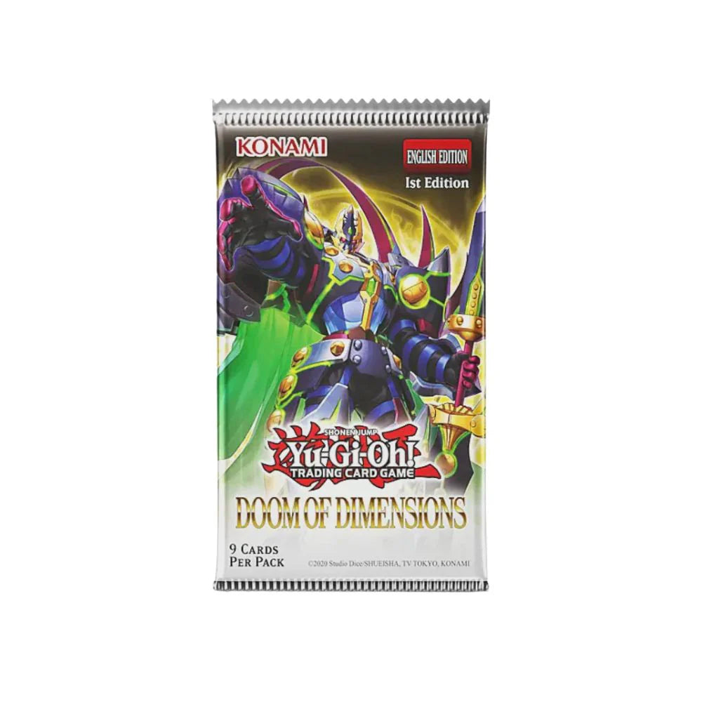 YU-GI-OH! DOOM OF DIMENSIONS HOBBY PACK