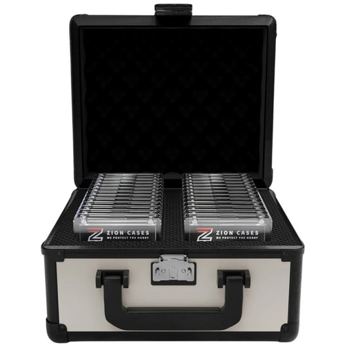 ZION CASES SLAB CASE 2 ROW CARBON FIBER WHITE